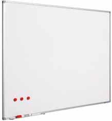 Whiteboard White board in cc profiel met wit gelakt stalen oppervlak. Eenvoudig beschrijfbaar en uitstekend droog uitwisbaar. Magneethoudend.