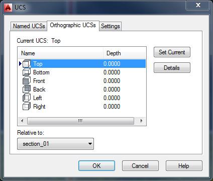 5.0 UCS, USER COORDINATE SYSTEM Het user coordinate system helpt je om een bepaalde orientatie van je pointcloud te verkrijgen en op te slaan, welke je ten aller tijde kunt selecteren om op te