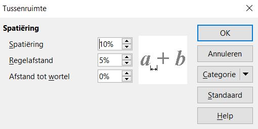 Opmerking Variabelen zouden cursief geschreven moet worden, dus zorg ervoor dat de optie cursief geselecteerd is voor het lettertype dat u wilt gebruiken.