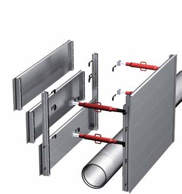 Alu-sleufbekisting GIGANT systeemopbouw C-spoor tot E-spoor Alu-sleufbekisting GIGANT nabij het spoor systeemopbouw C-spoor tot E-spoor De alu-sleufbekisting is door het geringe en de snelle en