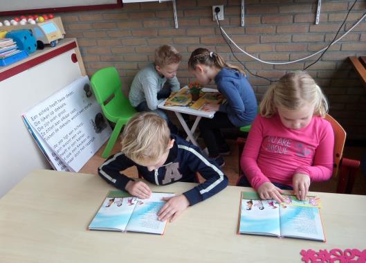 Om veel te oefenen met lezen zijn we afgelopen week gestart met