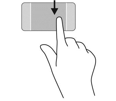 Het Aanpassen-pictogram weergeven Met de bovenrandbeweging kunt het Aanpassen-pictogram weergeven aan de onderkant van het startscherm.
