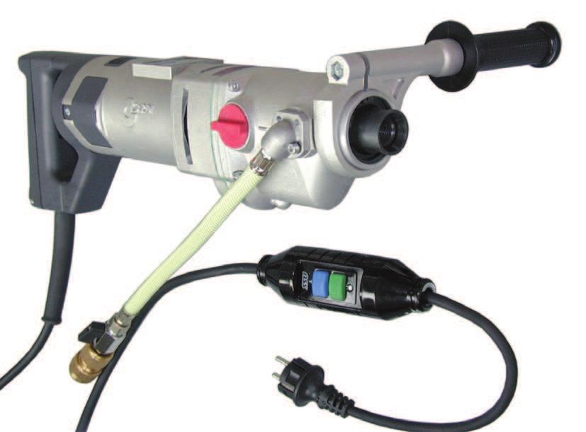 CARDI TALPA 1 MAN-N EL Nat/droog - Vermogen 2.200 Watt Boorbereik: - Nat 20-250 mm - Droog 20-250 mm - Snelh.