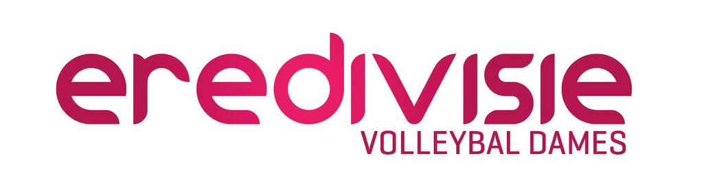Logo \ dames Voor het logo van Eredivisie Volleybal Dames kiezen we voor zachte magenta