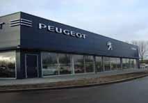 een nieuwe Peugeot garage gerealiseerd in Leeuwarden.