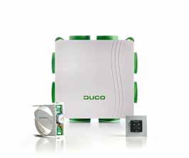 Duco s ventilatiesystemen Duco heeft onder de noemer DUCO at HOME diverse Vraaggestuurde Natuurlijke Ventilatiesystemen in zijn gamma.