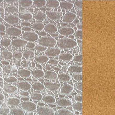 erialen & kleuren Velvet aligator op goud pvc