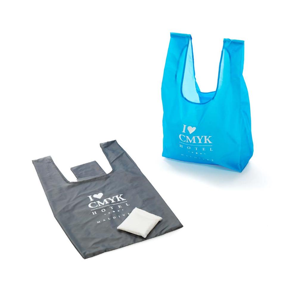 Opvouwbare tas Basic L Trakteer je klanten op iets bruikbaars nu gratis plastic tasjes verleden