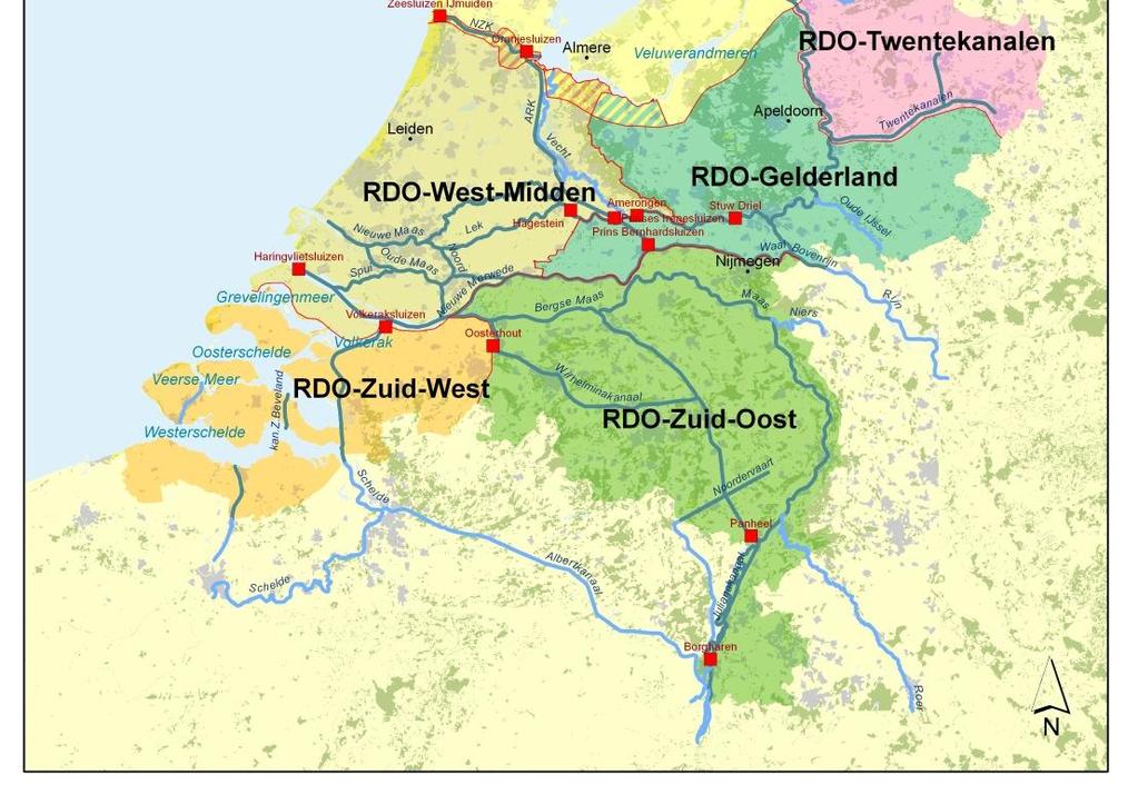 Bij dreigende watertekorten adviseert en ondersteunt WMCN-LCW de RDO-en, regionale crisisteams, de Landelijk Netwerkmanager (LNM), het MTW, de Directeur- Generaal van Rijkswaterstaat (DG RWS) en de