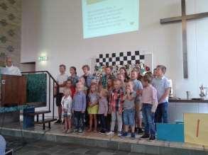 Schoolkerkdienst 18 september was de schoolkerkdienst om 10.