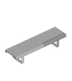 300x50x85cm Bench