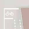een fietsoversteekplaats opstelvak voor fiets(st)ers haaientanden: hier moet je stoppen indien nodig Vind jij de verkeersdeelnemer (op de