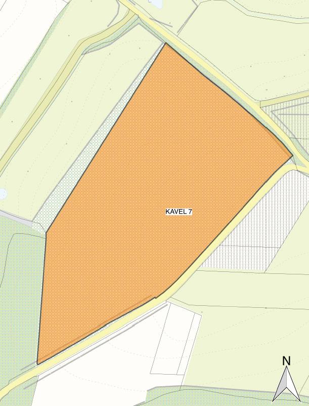 - Het perceel wordt momenteel gebruikt voor het telen van: kerstbomen; - Goede afwatering; - De bouwvoor bevat plaatselijk (zuidzijde) enige kiezel; - Het perceel is matig