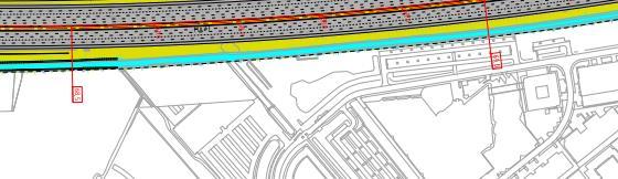 Uitsnede op ontwerp-tracébesluitkaart Uitsnede op tracébesluit-kaart NR 62 Afrit aansluiting Hoograven