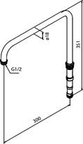 douchesets voorsprong 300 mm Chroom 76620.