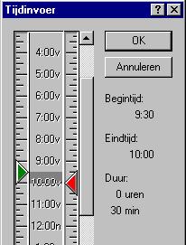 hoofd en daaronder in Plaats: de tekst vergaderzaal1.