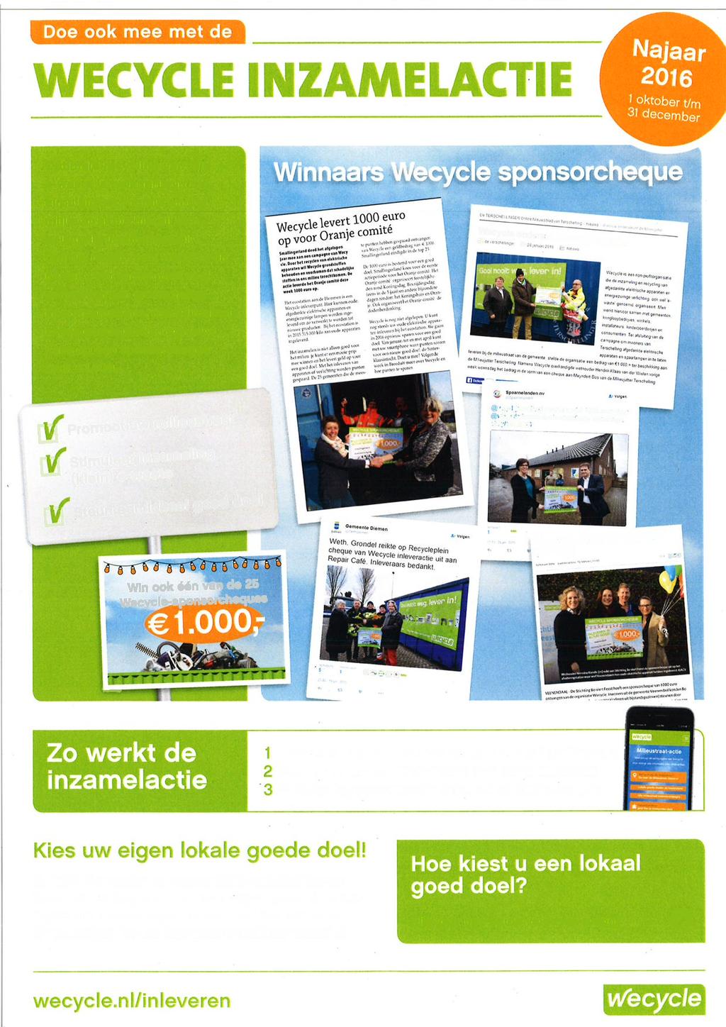 Optimale recycling van alle e-waste is belangriik in de circulaire economie en de milieustraat is hierbij een belangrijk inzamelkanaal.