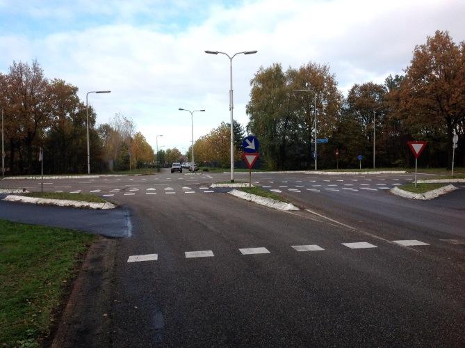 vrachtverkeer) en de brede middenberm van de Hartog Hartogsingel.