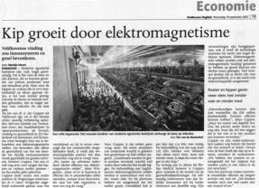 Nieuws & publicaties Eindhovens Dagblad: woensdag 19 september 2007 4 De tot zover behaalde resultaten zijn uiterst bemoedigend! Prof. Dr. Ir.