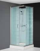 ARTAN DOUCHECABINES / CABINES DE DOUCHE met schuifdeur / avec porte coulissante GLASDIKTE / ÉPAISSEUR DE VERRE 6 MM SUPERSNELLE MONTAGE / INSTALLATION TRÈS RAPIDE ARTAN DOUCHECABINE / CABINE DE