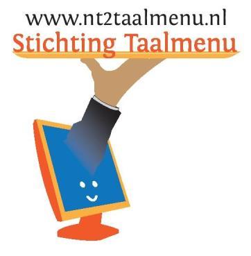 SPREKEN NIVEAU A1 www.nt2taalmenu.nl Wat leer je? Spreken Les 3: Wat zeg je?