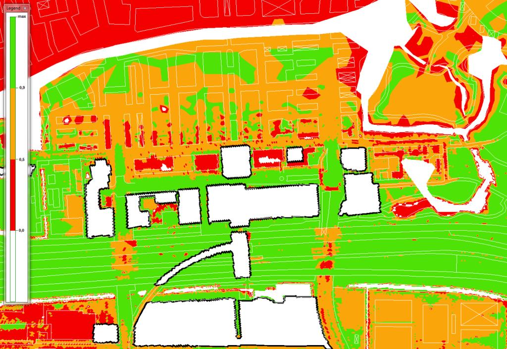 Gemeente Amsterdam 19 oktober 2016 Kenmerk 50520\001-2016 Grondwatertoets bestemmingsplan Strawinsky Zuidzijde Pagina 4 van 6 Figuur 3: Berekende ontwatering in de toekomstige situatie met