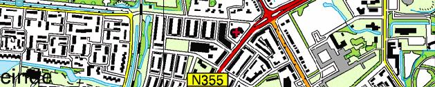 Het is het knooppunt van de Stadsring met de aanvoerroute uit het noorden (N357, P.J.
