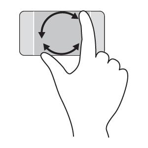 Een app sluiten Plaats drie vingers op het midden van de touchpadzone en veeg uw vingers