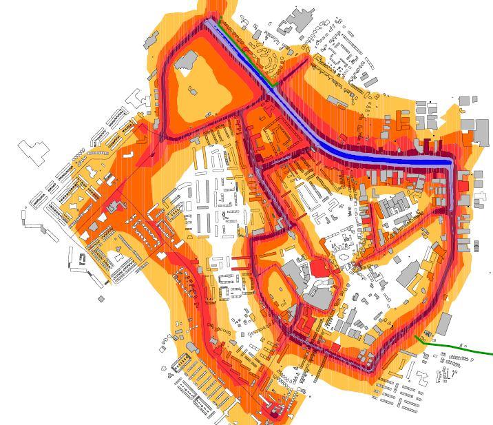 Milieu: geen onderscheidend criterium Geluid: altijd onder max.