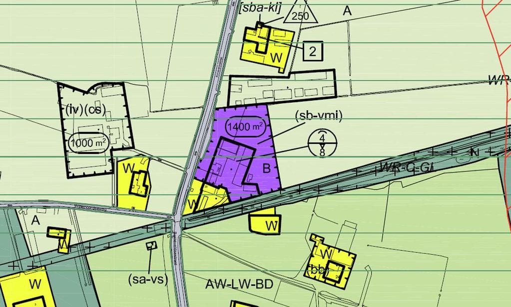 3 Afbeelding 2: Vigerend bestemmingsplan. 1.2.2. Inpassingsplan Grebbelinielandschap Het Inpassingsplan Grebbelinielandschap is op 8 december 2014 vastgesteld.