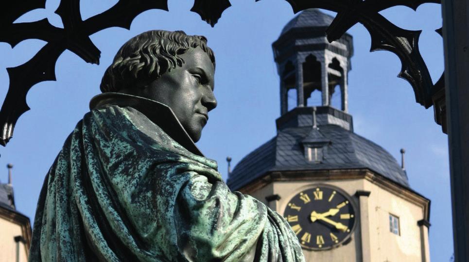 De wereldberoemde gedenkplaatsen van de Reformatie in deze stad behoren tot de belangrijkste in de Duitse geschiedenis.