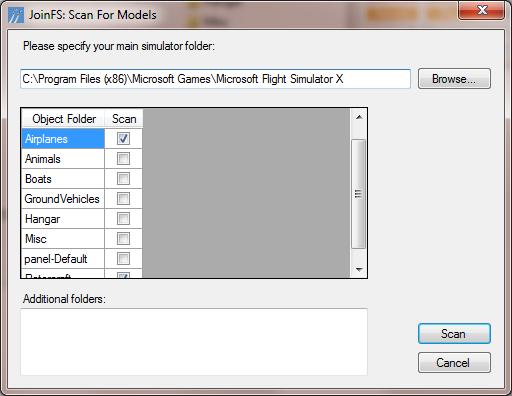 JoinFS setup, gebruik en voorzieningen JoinFS ondersteunt verbinding tussen gebruikers van de volgende flight simulators: FSX box versie FSC Steam versie (legacy SimConnect moet geïnstalleerd zijn -