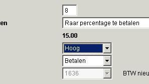 Voor percentages groter dan 9 % kan men rustig