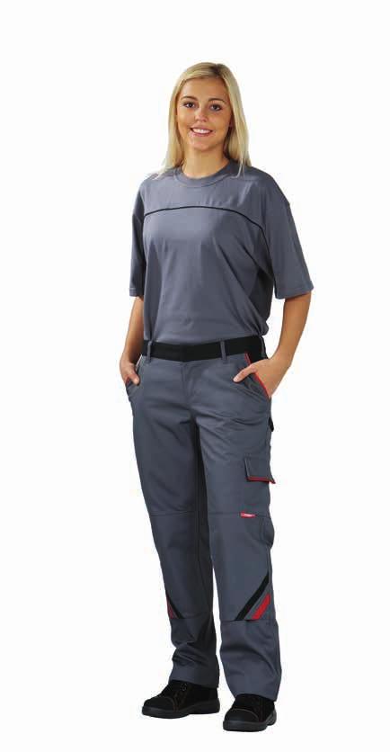poches arrière avec rabats, braguette à glissière, ouvertures de poche et rabats de poche contrastants grâce à des bandes colorées. Eenvoudig praktisch.