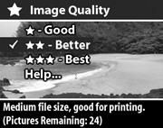 Image Quality (Beeldkwaliteit) wijzigen De beeldkwaliteit behelst de instellingen voor resolutie en compressie waarmee beelden worden vastgelegd.