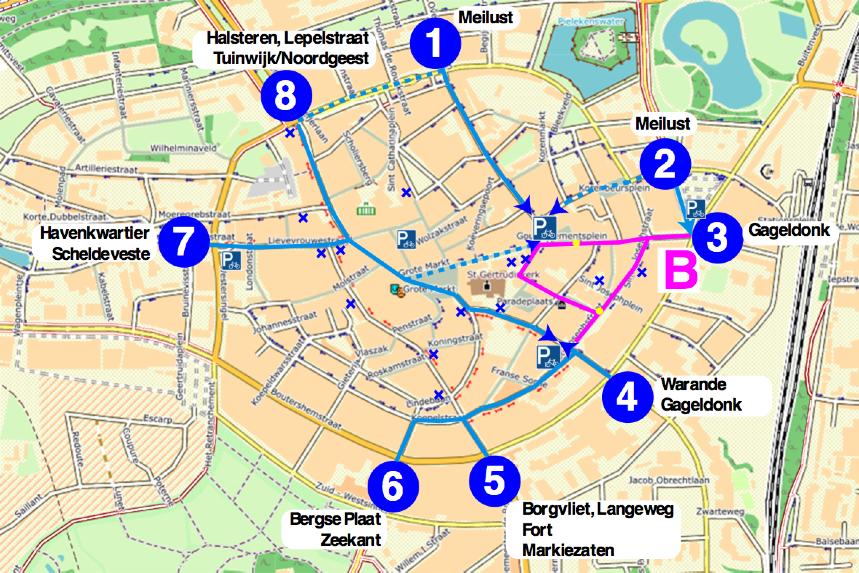 G.4. Fietsroutes naar gebied B G.4.I.