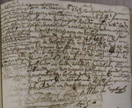Staat en inventaris d.d. 29 mei 1678 van de boedel van Adriaen Morre en wijlen Apollonia Cornelis t.b.v. hun vier kinderen Leendert, Marie, Cornelia en Jan.