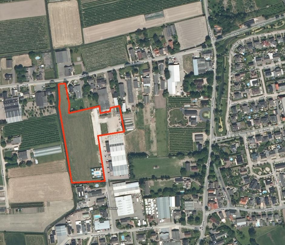 2.2 Ligging en beschrijving plangebied Het plangebied Hoorzik 5a te Kerkdriel is gelegen ten westen van kerkdriel. Figuur 1.