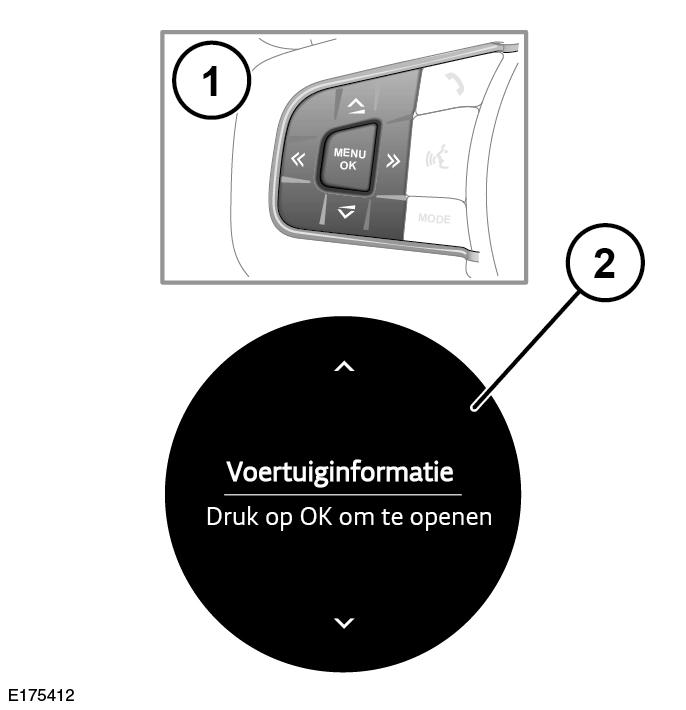 L Instrumentenpaneel MENU VAN HET INSTRUMENTENPANEEL Met het oog op de veiligheid mag u het systeem alleen bedienen of afstellen wanneer u dit veilig kunt doen.