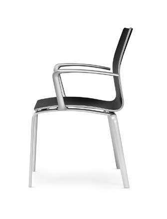 Giusto Vierpoots stoelen, niet stapelbaar of stapelbaar Model Uitvoering Bestelnummer Prijsgroep (zie voetnoot) Zitting voorgevormd hout Kleur onderstel 1 3 4 6 wit alu zwart 88200 alu alu-kleurig