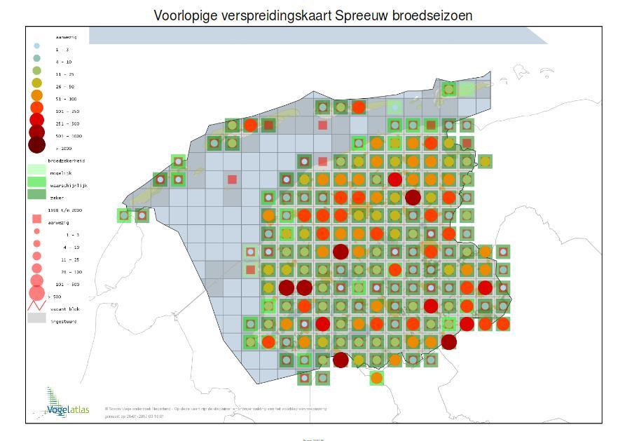 Bron: www.sovon.nl/vogelatlas 3. Schade Spreeuwen kunnen lokaal en incidenteel schade veroorzaken in vooral riet, maïs, graan, tuinbouwgewassen en fruitteelt.