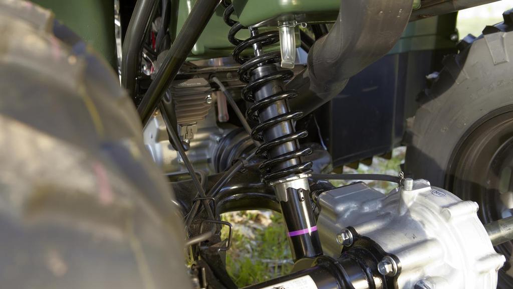 van Yamaha. De Ultramatic transmissie zorgt automatisch voor motorremkracht op de aangedreven wielen.