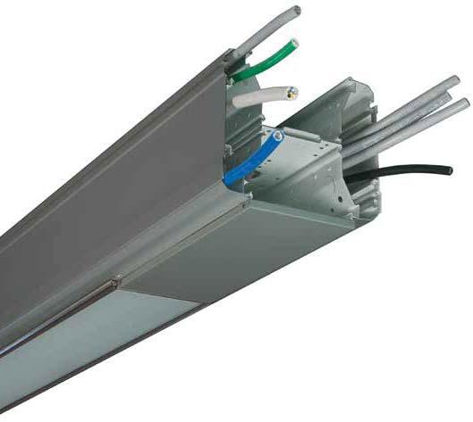 3F1 LED IP64 Multifunctioneel verlichtingssysteem met hoge beschermingsgraad Multifunctioneel verlichtingssysteem ideaal voor gangen of wachtruimtes,