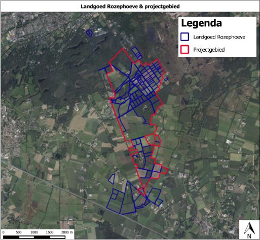 Figuur 2: Ligging van het plangebied (=projectgebied, bron: LBPSight) 1.