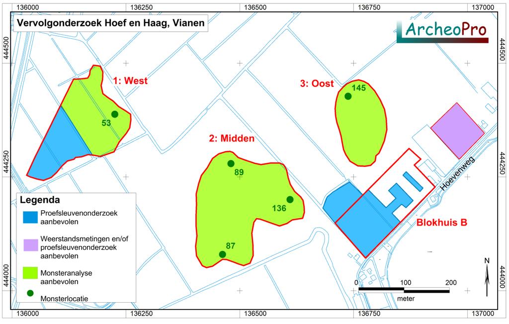 Archeologisch onderzoek Hoef en Haag, Hagestein, Gemeente Vianen.