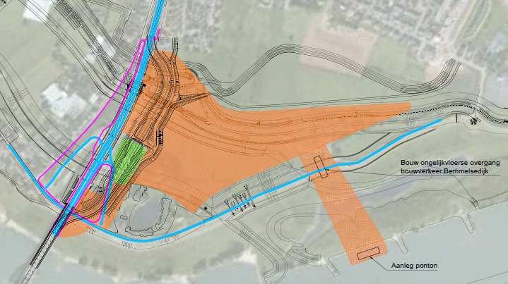 Het project Ruimte voor de Waal hebben wij onderverdeeld in te bouwen thema s.