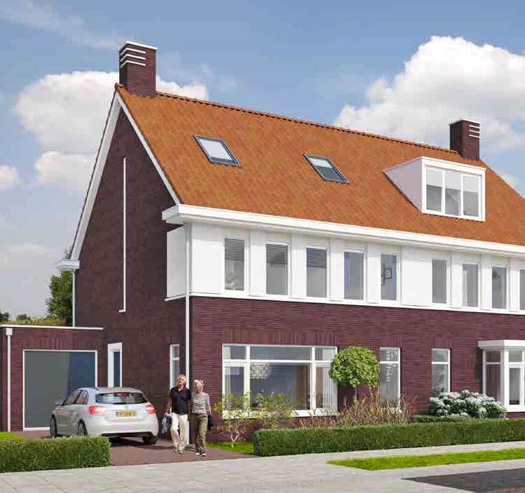 TWEE-ONDER-ÉÉN-KAP WONINGEN XL Op ruime kavels en met veel groen rondom de woningen in Tuindorp Baarschot worden deze sfeervolle ruime geschakelde twee-onder-een-kap woningen gebouwd.