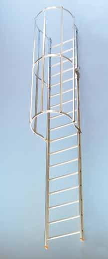 DAKLUIKLADDERS/ GEVELLADDERS Vaste ladders met vloer- en muurbevestiging met kooi Bestekomschrijving Dakluikladder : type... Gevelladder : type... van Storax b.v. te Zwijndrecht of gelijkwaardig.
