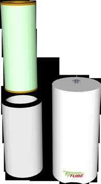 FFTube filters Ø300x200/610mm Hoge en lage kap De FFTube is uitzonderlijk qua filters; 2 configuraties zijn mogelijk. Met de hoge kap kan er in de FFTube een 10Kg.