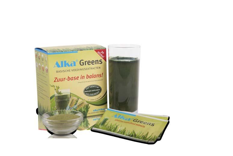 16 Greens Uw dagelijkse complete aanvulling Greens Verkrijgbaar in verpakkingen van: - 30 sticks à 10 gram - 10 sticks à 10 gram Greens met natuurlijke extracten van een grote variëteit groenten,